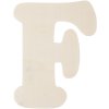 Lettera F in legno 11 cm
