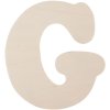 Lettera G in legno 11 cm