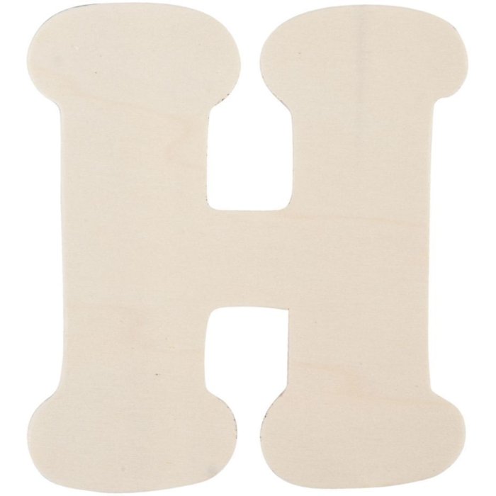 Lettera in legno H 11 cm