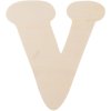 Lettera di legno V 11 cm