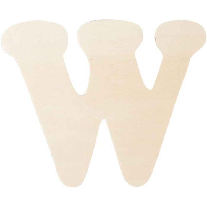 Lettera in legno L 11 cm