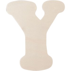 Lettera Y in legno 11 cm