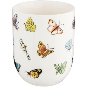 Tazza in ceramica con farfalla 6x8 cm