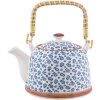 6CETE0022 Teiera bianco-blu di Clayre Eef