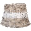 Clayre & Eef 6RO0063BW Paralume Rattan Beige Ø20x15cm Rotondo