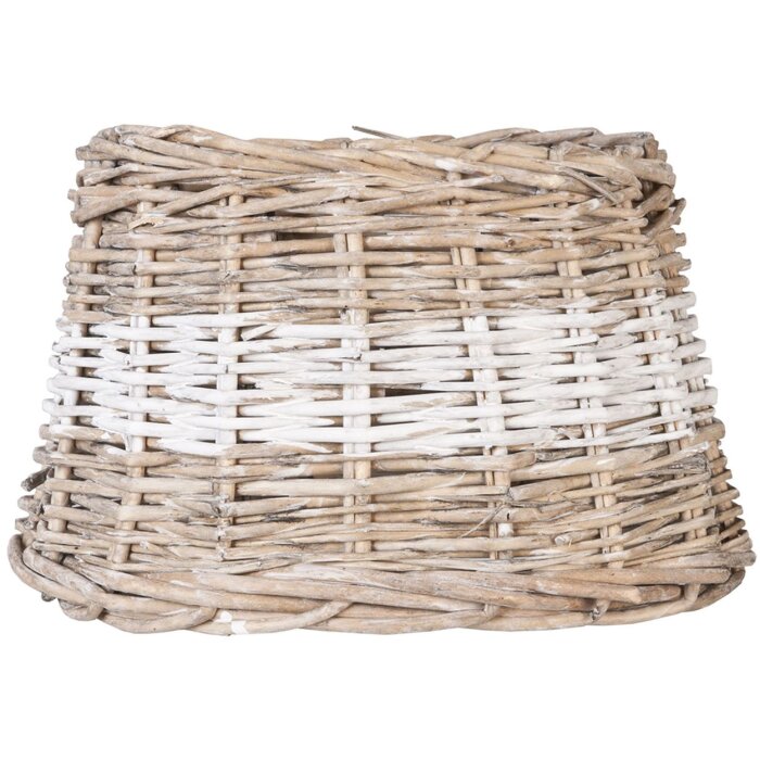 Paralume Clayre e Eef 6ro0066bw marrone-bianco 25x18x16 cm