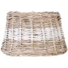 Paralume Clayre e Eef 6ro0066bw marrone-bianco 25x18x16 cm