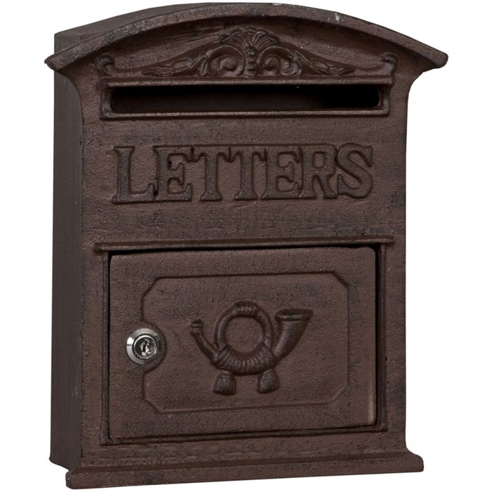 Cassetta delle lettere 27x31 cm marrone