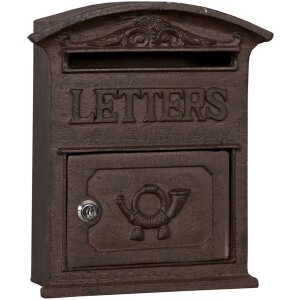 Cassetta delle lettere 27x31 cm marrone