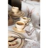 Clayre & Eef CHRKS Tazza con piattino 200 ml in ceramica beige Chicken Round Coffee