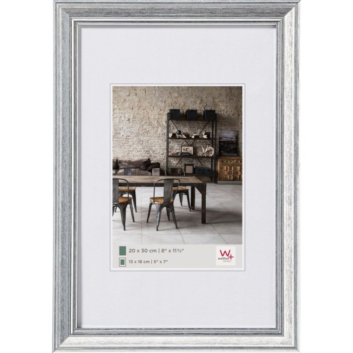 Walther Cornice per quadri Lounge argento 15x20 cm