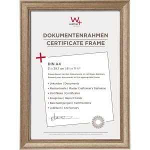 Walther Cornice per quadri Lounge acciaio 21x29,7 cm