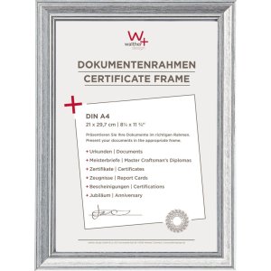 Walther Cornice per quadri Lounge argento 21x29,7 cm...