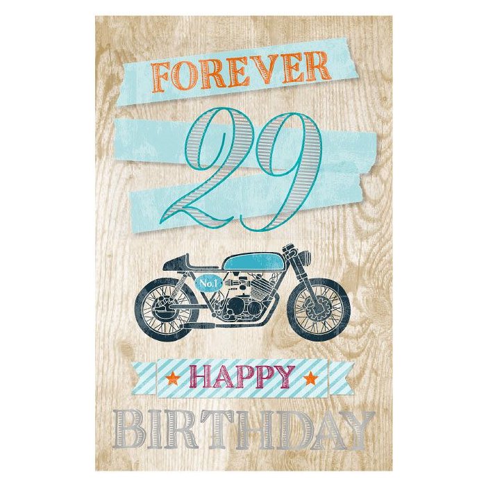 Carta Artebene Compleanno Motocicletta Per Sempre 29