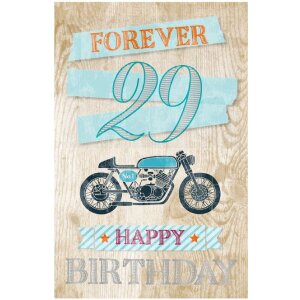 Carta Artebene Compleanno Motocicletta Per Sempre 29