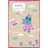 Artebene Biglietto di auguri Hippo Ballerina