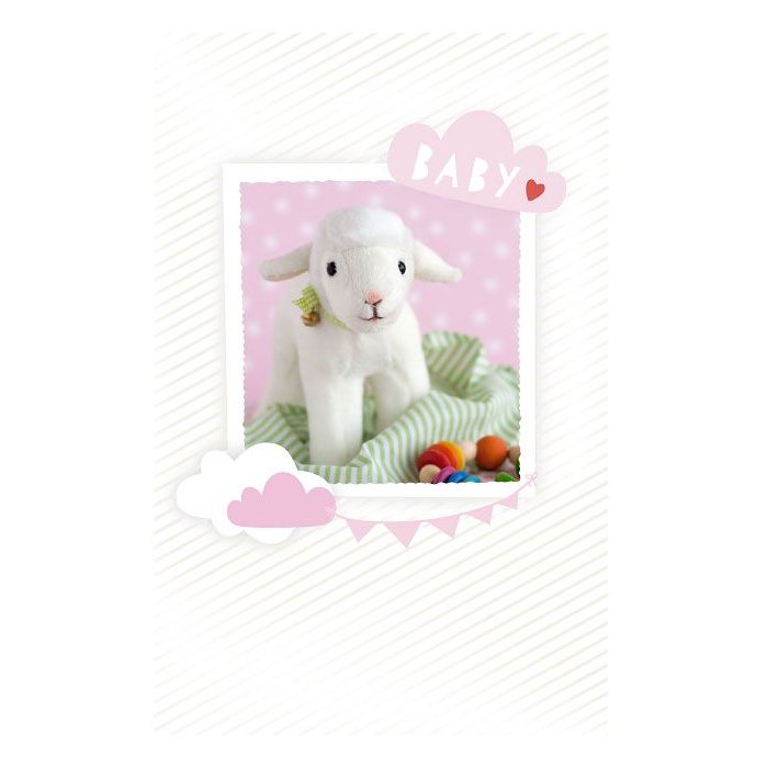 Artebene Card Nascita Pecora rosé