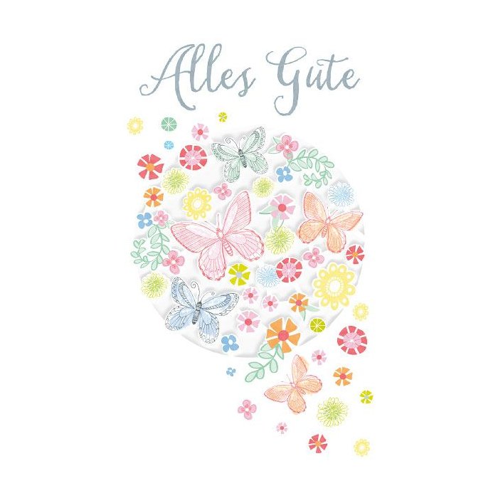 Biglietto di auguri Artebene Tutti i migliori fiori