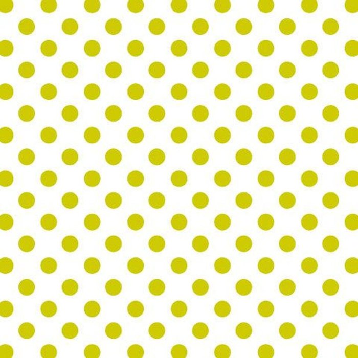 Tovaglioli Artebene Dots bianco verde 33x33 cm