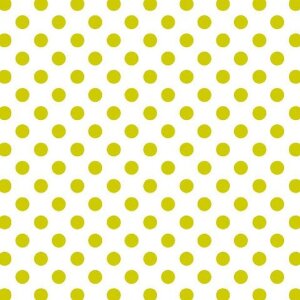 Tovaglioli Artebene Dots bianco verde 33x33 cm