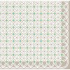 Artebene tovaglioli Circle Pattern taupe 33x33 cm