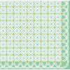 Artebene tovaglioli Circle Pattern mint 33x33 cm