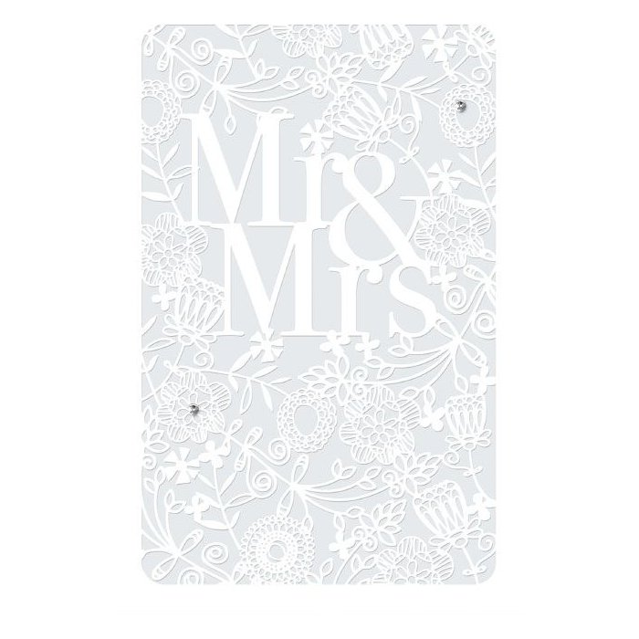 Artebene Card Matrimonio Mr & Mrs Laser