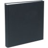 Album fotografico in lino Deknudt 30x33 cm nero 100 pagine bianche