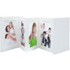 Deknudt Passepartout Leporello 8 foto 13x13 cm bianco