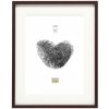 Telaio in legno S40A marrone scuro 50x70 cm - 40x60 cm