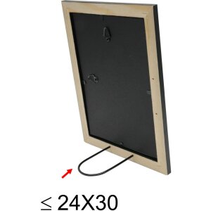 Telaio di legno S40C Deknudt 40x50 cm nero