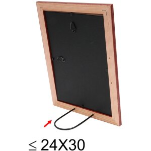 Cornice in legno S40C Deknudt 18x24 cm rosso