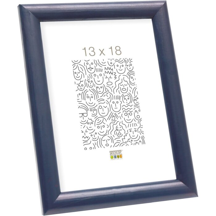 Cornice in legno S40C Deknudt 10x15 cm blu