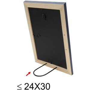 Cornice in legno S40C Deknudt 10x15 cm blu