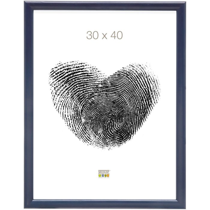 Cornice in legno S40C Deknudt 13x18 cm blu