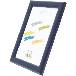 Cornice in legno S40C Deknudt 13x18 cm blu