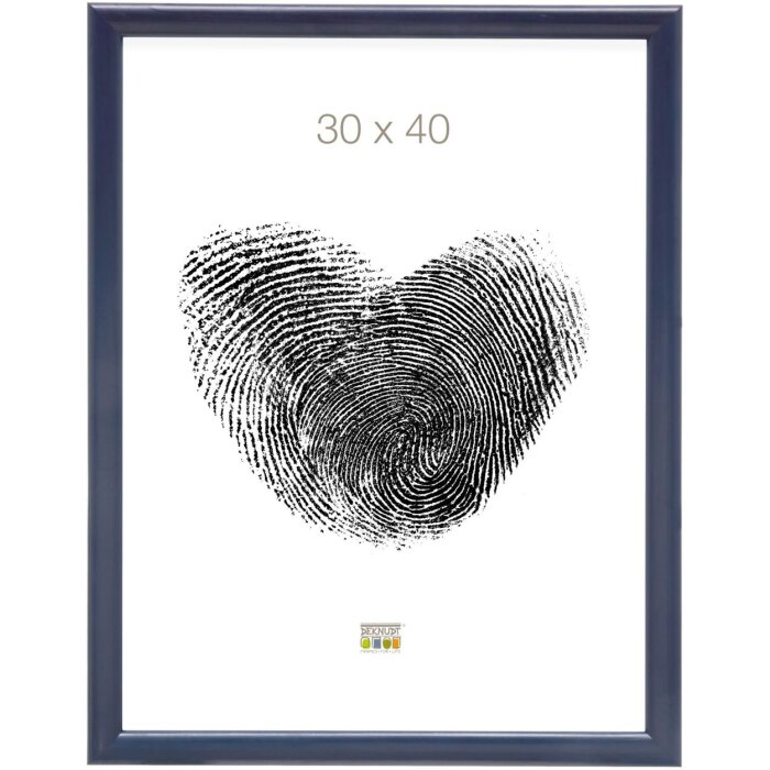 Cornice di legno S40C Deknudt 20x30 cm blu