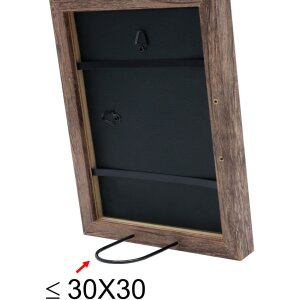 Cornice in legno S45R listello 10x15 cm marrone