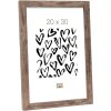 Cornice di legno S45R Modanatura a blocchi 13x18 cm marrone