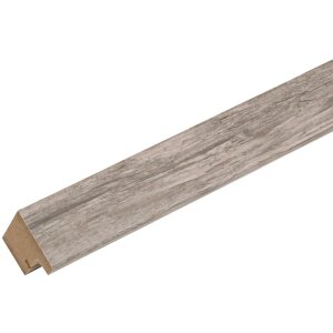 Telaio in legno S45R modanatura a blocchi 40x50 cm grigio-beige