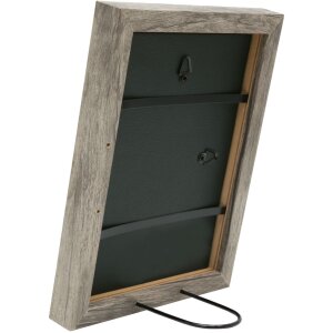 Telaio in legno S45R modanatura a blocchi 50x50 cm grigio-beige