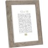 Telaio in legno S45R modanatura a blocchi 50x70 cm grigio-beige