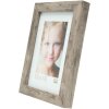 Telaio in legno S45R modanatura a blocchi 50x70 cm grigio-beige