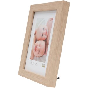 Cornice in legno S45R modanatura a blocco 13x18 cm rovere