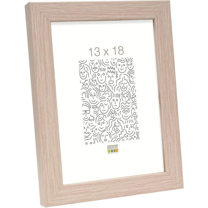 Telaio in legno S45R modanatura a blocchi 40x50 cm rovere