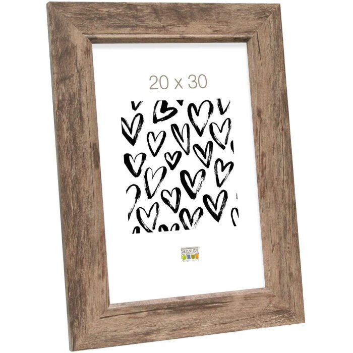 Cornice di legno S48SH 20x30 cm marrone