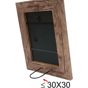 Cornice di legno S48SH 20x30 cm marrone