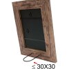 Cornice di legno S48SH 20x30 cm marrone