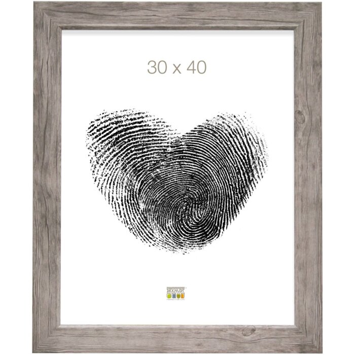 Cornice in legno S48SH 30x45 cm grigio-beige