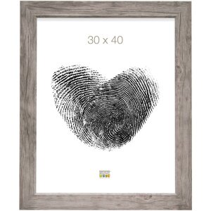 Cornice in legno S48SH 30x45 cm grigio-beige